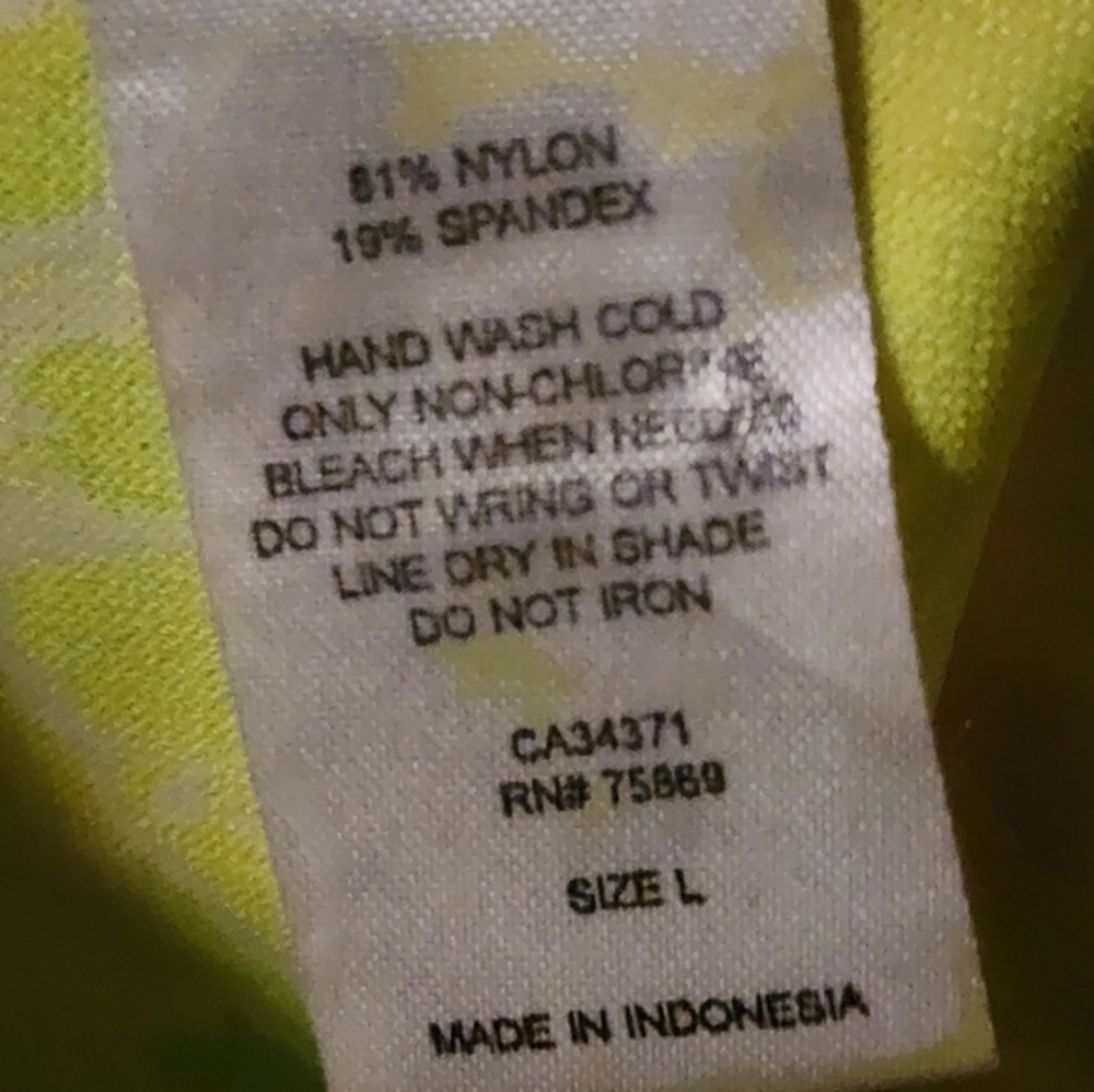 Multicolor Bikini Bottoms Large Gossip A207 - Picture 4 of 4